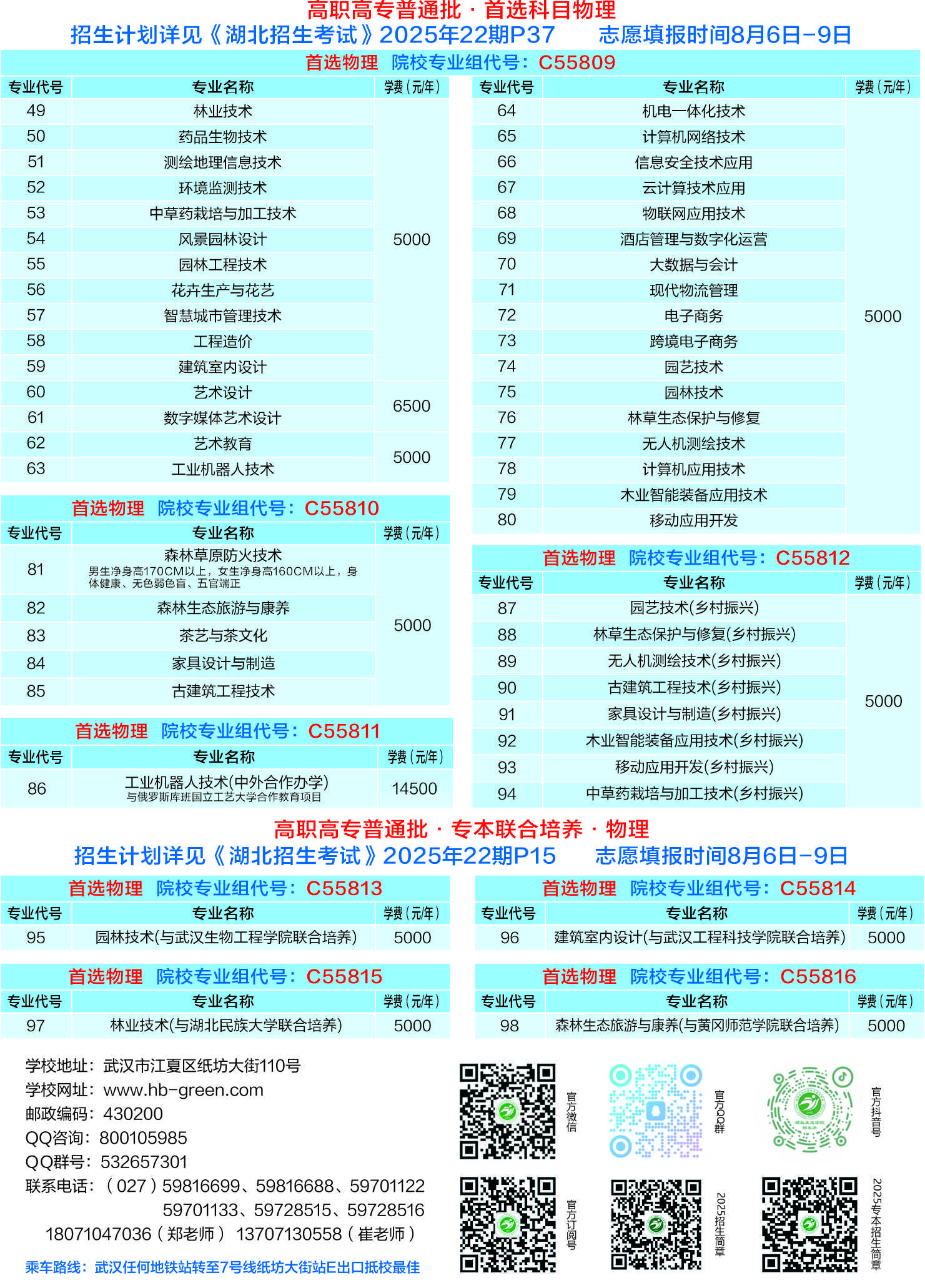 湖北生态工程职业技术学院2025年普通物理类填报指南.jpg